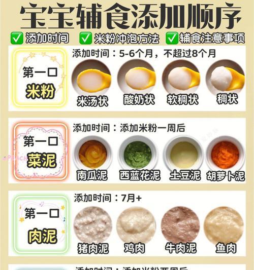 宝宝辅食添加顺序（为宝宝选择合适的辅食，促进健康成长）