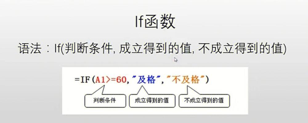 深入理解if嵌套and和or函数的用法（探索条件语句中的多重判断）