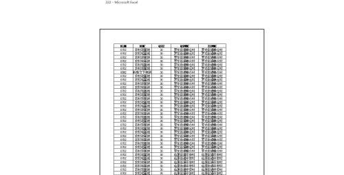 以表头固定的方式设置打印（提高打印文档的可读性和美观度）