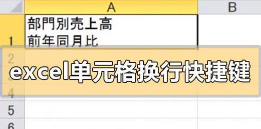 Excel自动换行快捷键解析（掌握这个关键快捷键）