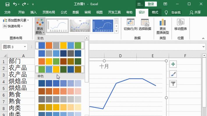 探索如何在Excel中制作漂亮的曲线图（技巧）