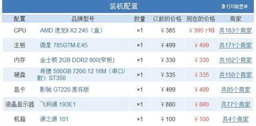 如何正确组装一台台式电脑（从选购零件到装配）