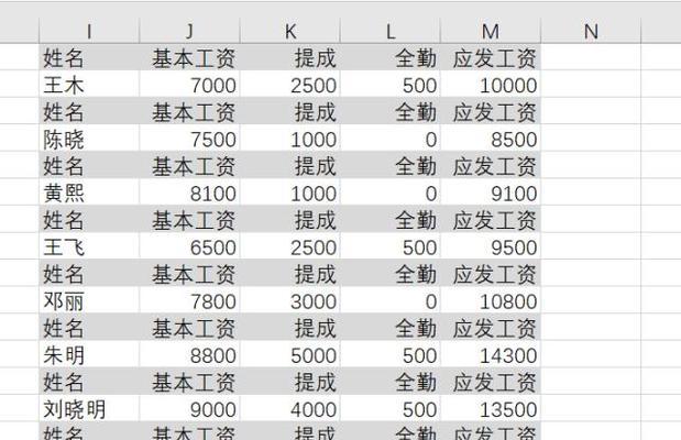 Excel工资条制作方法（简单实用的Excel工资条制作教程）