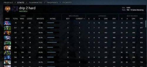 dota2天梯积分排名怎么看？如何查询自己的天梯分数？