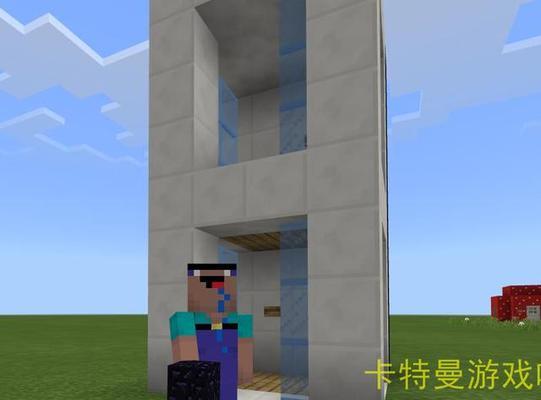 我的世界中如何制作最简单的升降电梯？步骤是什么？