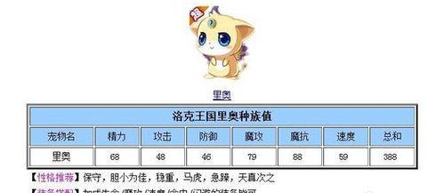 北辰性格选择在洛克王国有何影响？