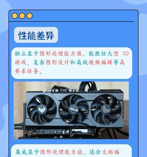 笔记本电脑独显和集成显卡哪个更优？