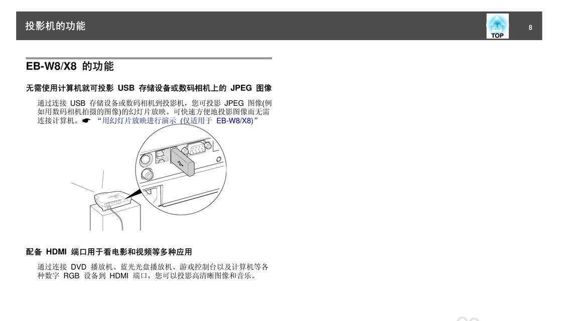 投影仪存储设备未连接的含义是什么？