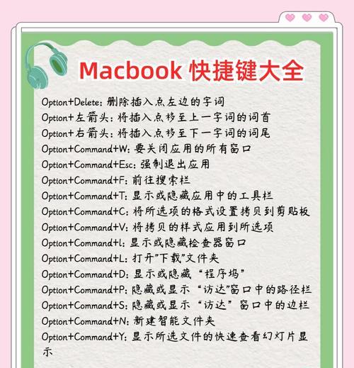 Mac电脑复制粘贴快捷键是什么？